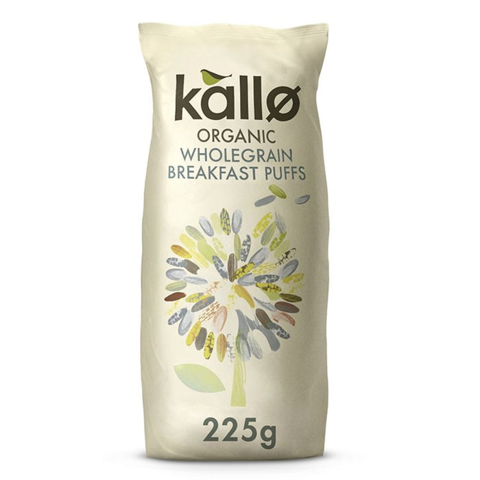 Kallo Bio -Vollkornreis -Reis -Puffs 225g