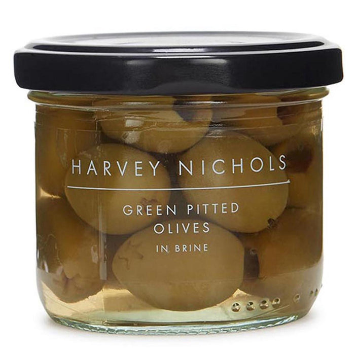 HARVEY NICHOLS OLIVES POTÉES VERTES DANS LA SUMPRE 100G