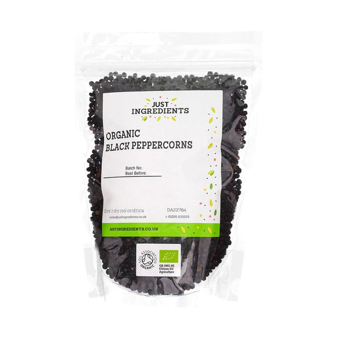 Just Ingredients Organic Black Peppercorns 100g