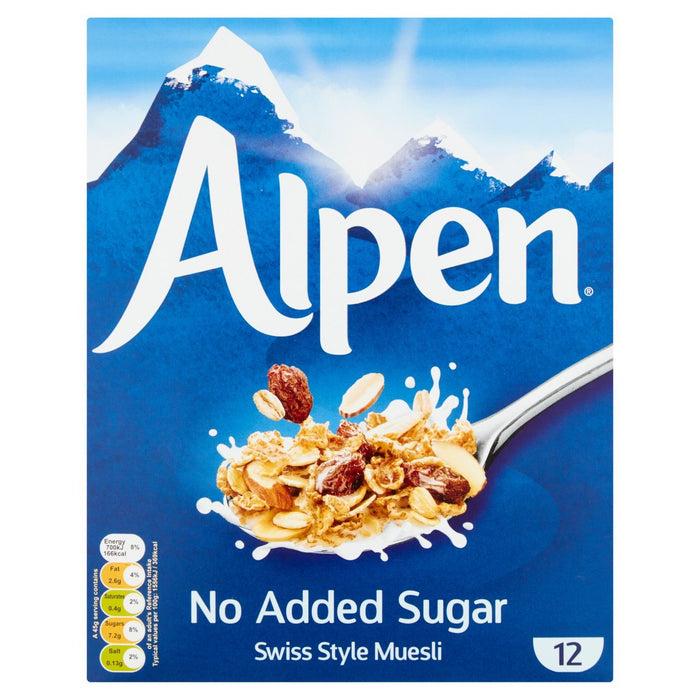 Alpen muesli no agregado azúcar 550g