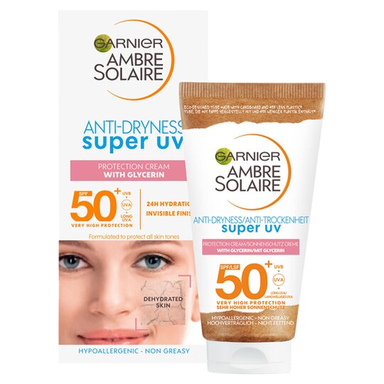 Ambre Solaire SPF 50+ Sensitive Face & Neck Sun Cream 50ml