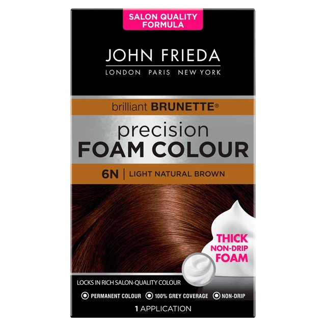 John Frieda Precisión Espuma Color Marrón Claro Natural 6N 