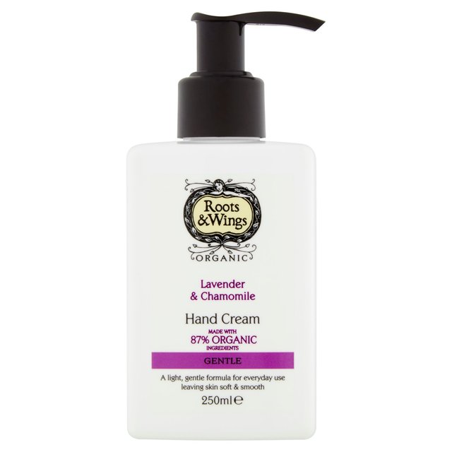 Roots & Wings lavanda y manzanilla suave crema de mano 250 ml