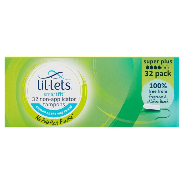 Lil-lets smartfit non applicateur tampons super plus 32 par pack