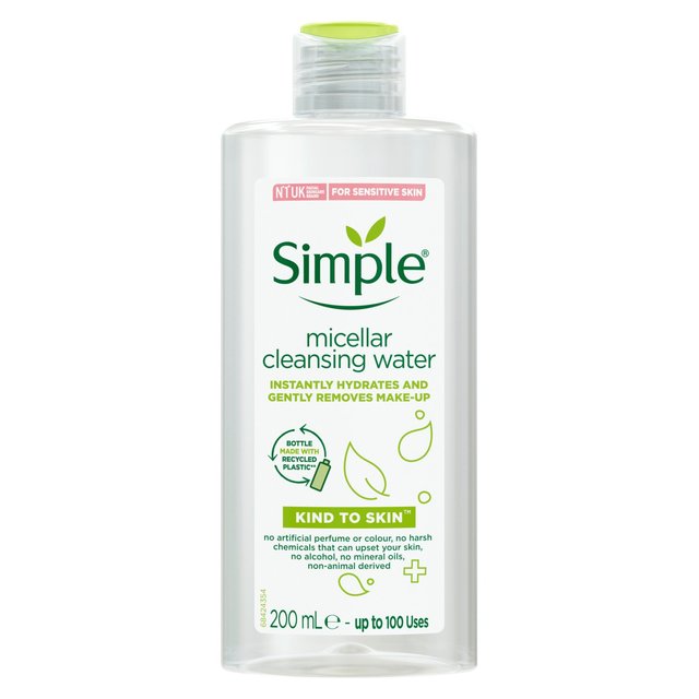 Agua limpia micelar de tipo simple a la piel 200 ml