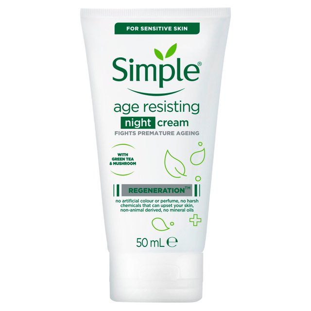 Simple régénération Âge résistant à la crème nocturne 50 ml