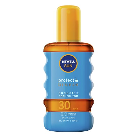 Nivea Sun Protect Y Bronceador Aceite Spf 30 200ml 